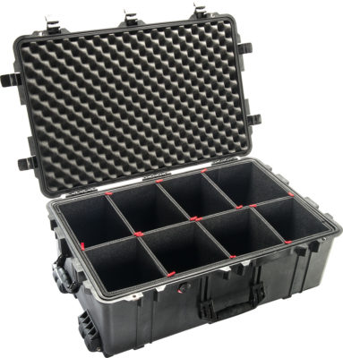 Pelican 1650TP Pelican Case w/TrekPak Divider,ID: 28.57 x 17.52 x 10.62