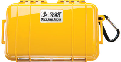 Pelican 1050 Micro Case, ID : 6.3" x 3.7" × 2.8"