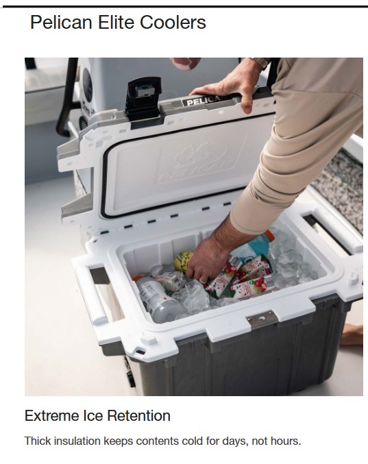 Pelican 65QW Elite Cooler with Wheels, ID: 26.50″ x 12.00″ x 12.60″ Pelican 65QW Elite Cooler with Wheels, ID: 26.50" x 12.00" x 12.60" - Image 5