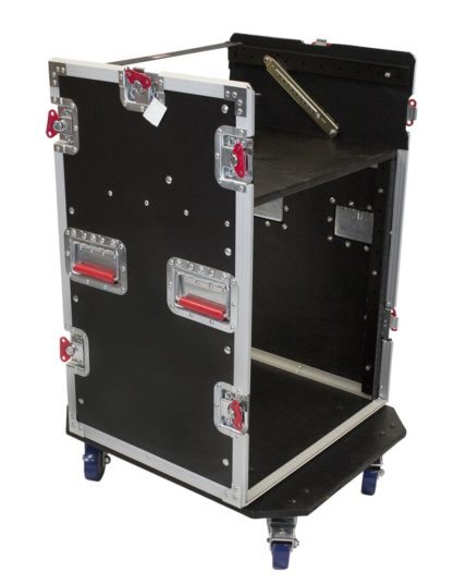 Gator 10U Top, 12U Side Road Rack Case with Casters - Image 3