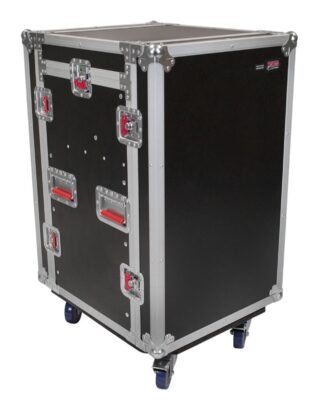 Gator 10U Top, 12U Side Road Rack Case with Casters Gator 10U Top, 12U Side Road Rack Case with Casters