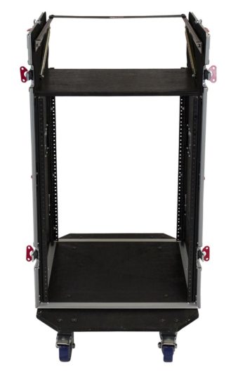 Gator 10U Top 16U Side Road Rack Case with Casters - Image 4