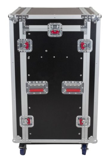 Gator 10U Top 16U Side Road Rack Case with Casters - Image 3