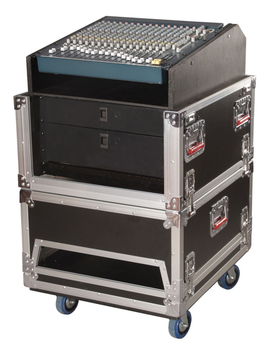 Gator 14U Top, 6U Side Road Console Rack Gator 14U Top, 6U Side Road Console Rack - Image 2