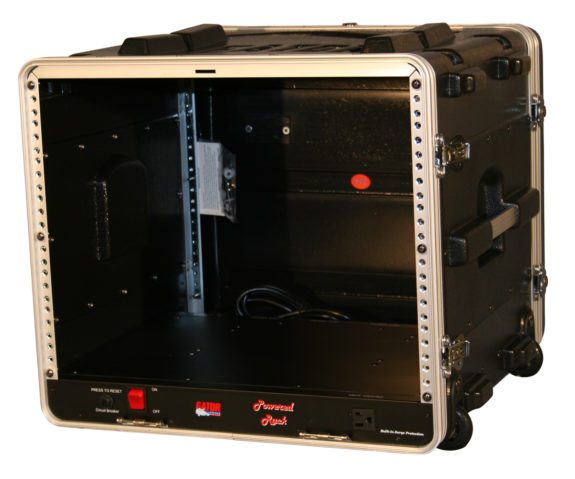 Gator GRR-8PL-US 8U Powered Rolling Rack Case Gator GRR-8PL-US 8U Powered Rolling Rack Case - Image 2