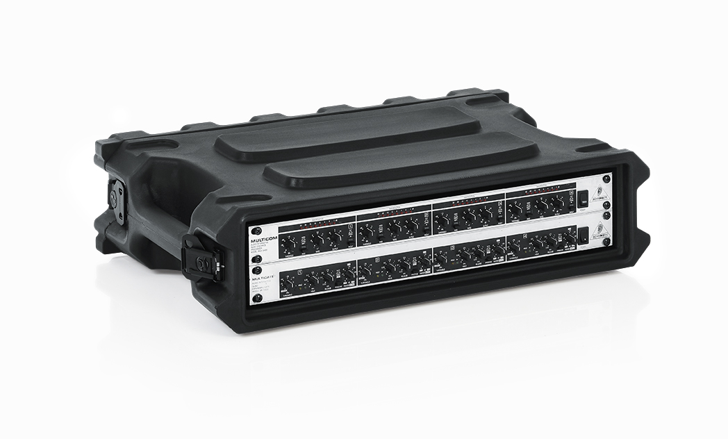 Gator G-Pro 2U-13 Pro Series Deep Molded Audio Rack Case Gator G-Pro 2U-13 Pro Series Deep Molded Audio Rack Case - Image 3