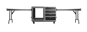 Gator GTour Workstation 12U Rack, 4Drawers and 2 Tables Case
