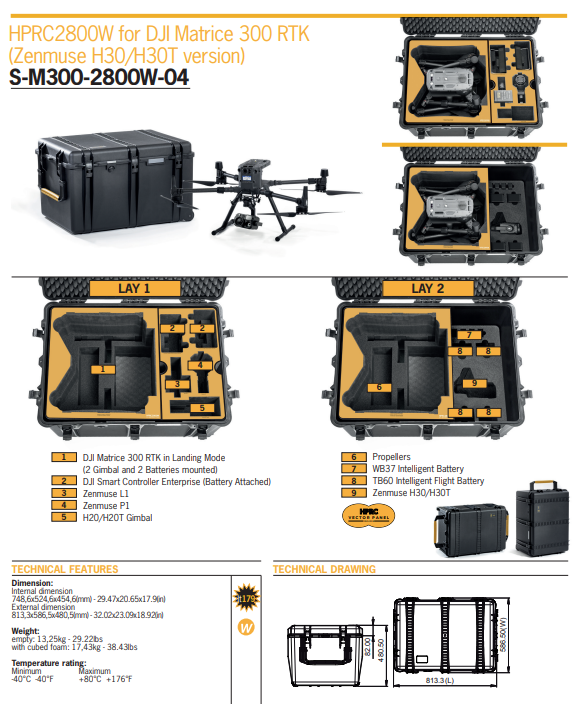 HPRC2800W for DJI Matrice 300 RTK (Zenmuse H30/H30T version) HPRC2800W for DJI Matrice 300 RTK (Zenmuse H30/H30T version) - Image 3