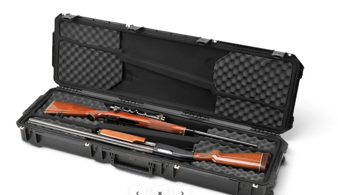 SKB 3i-5014 Waterproof Double Rifle Case – 49″ Interior SKB 3i-5014 Waterproof Double Rifle Case – 49" Interior - Image 2