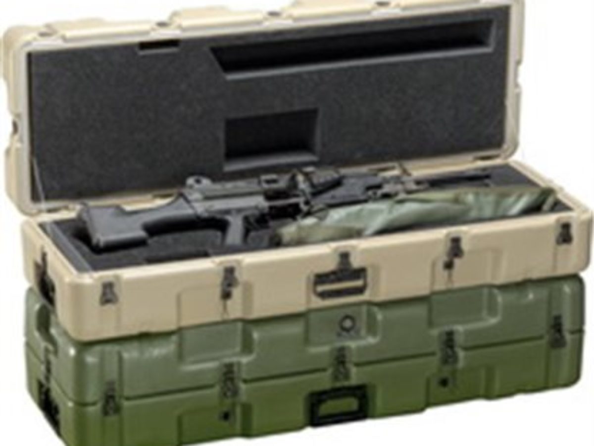 US ARMY PELICAN Hardigg Mobile Military Surplus Weapons 12 Rifle Gun Hard Case $329.00
