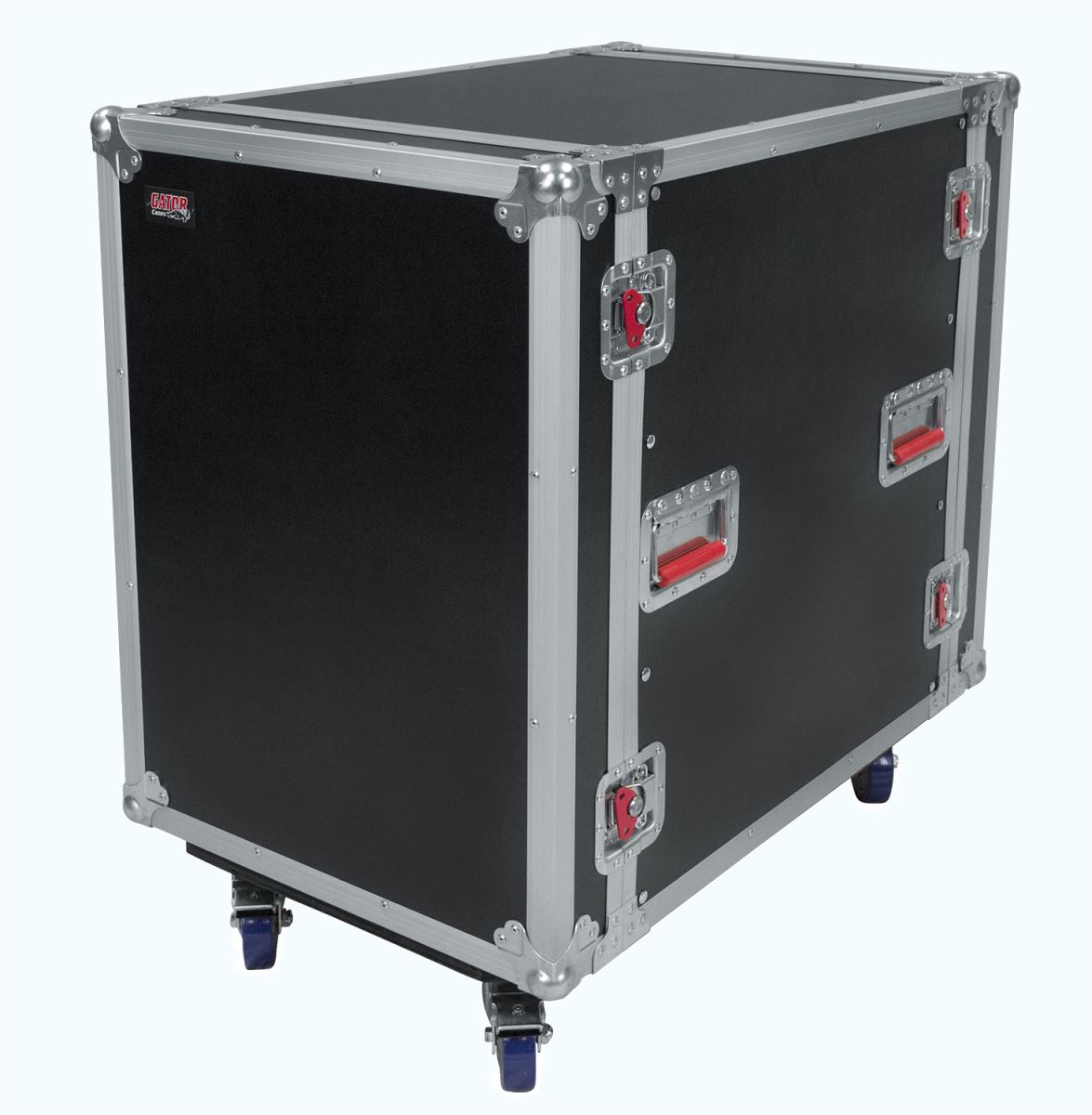 Gator G-Tour 16U, 24″ Deep Audio Road Rack Case with Casters